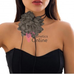 Floare cu snur pentru decor gat sau mana PRL51JJ Coffee